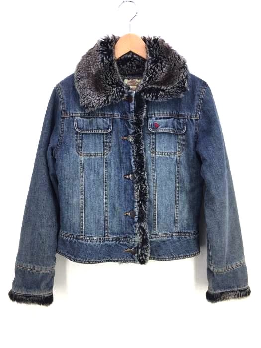 Abercrombie & Fitch（アバクロンビーアンドフィッチ） ファー付きデニムジャケット レディース アウター