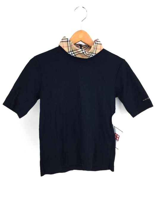 BURBERRY GOLF(バーバリーゴルフ) 襟チェック ハイネックカットソー Tシャツ レディース トップス