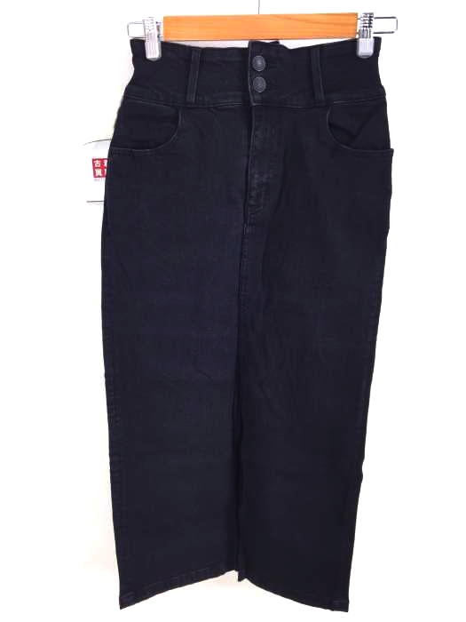 AZUL by moussy（アズールバイマウジー） HIGH WAIST SLIT DENIM SKIRT/ハイウエストスリットデニムスカート レディース スカート
