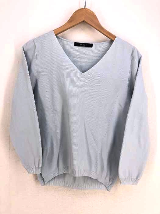FONCE（フォンセ） コンパクトVネックニット レディース トップス
