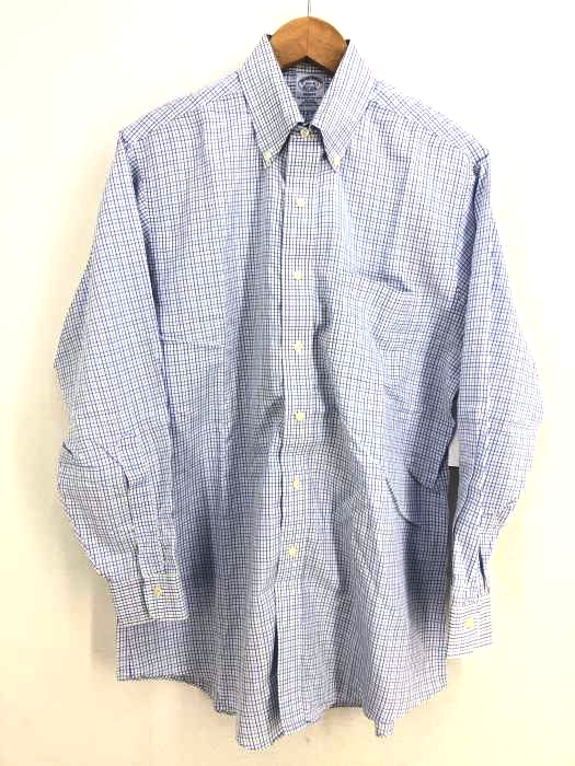 BROOKS BROTHERS(ブルックスブラザーズ) チェックボタンダウンポケットシャツ メンズ トップス