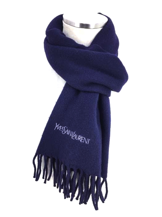 Yves Saint Laurent(イヴサンローラン) ウールマフラー メンズ ファッション雑貨