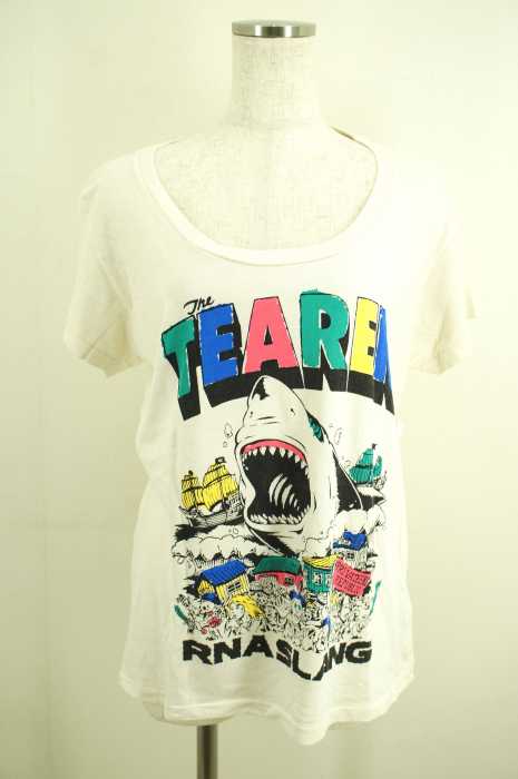RNA （アールエヌエー） サメプリントTシャツ レディース トップス