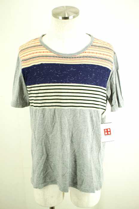 SHIPS JET BLUE （シップスジェットブルー） 異素材切替クルーネックTシャツ メンズ トップス