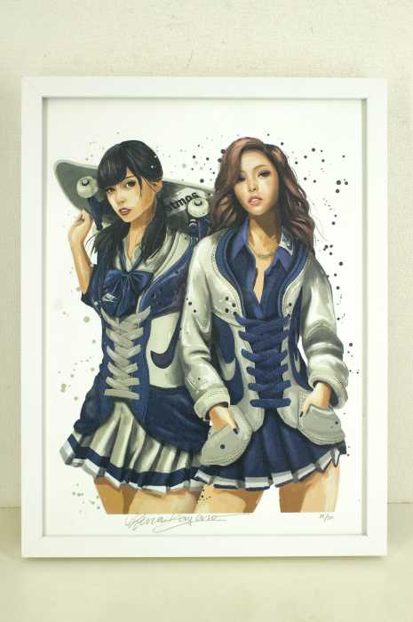 NIKE (ナイキ) REINA KOYANO New School 絵画 メンズ ファッション雑貨