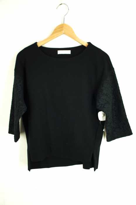 UNITED ARROWS green label relaxing （ユナイテッドアローズグリーンレーベルリラクシング） ソデレース ポンチ プルオーバー カットソー レディース トップス