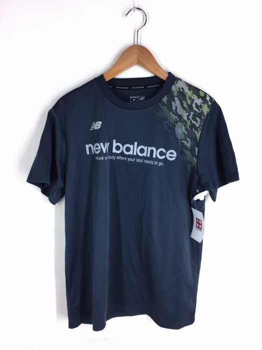 NEW BALANCE (ニューバランス) カモ柄デザイン Tシャツ メンズ トップス