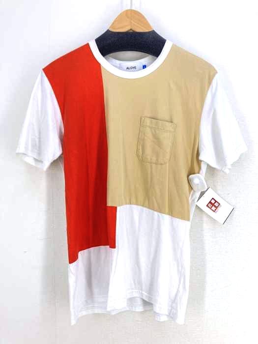 ALOYE（アロイ） コットンパッチワークTシャツ メンズ トップス