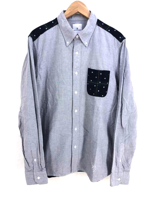 uniform experiment（ユニフォームエクスペリメント） L/S BACK PANEL B.D SHIRT メンズ トップス