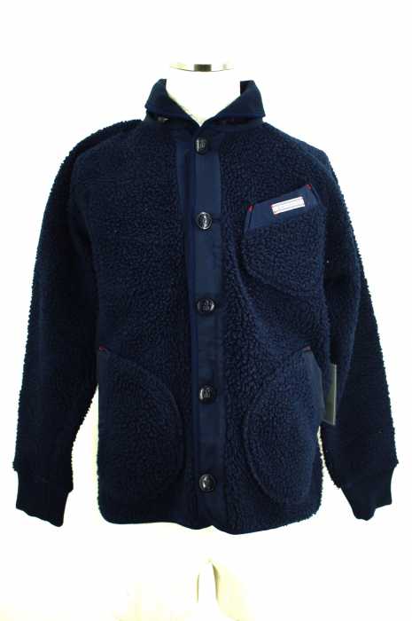 coen（コーエン） MARIN BEAR ラウンドカラーボアフリースジャケット メンズ アウター