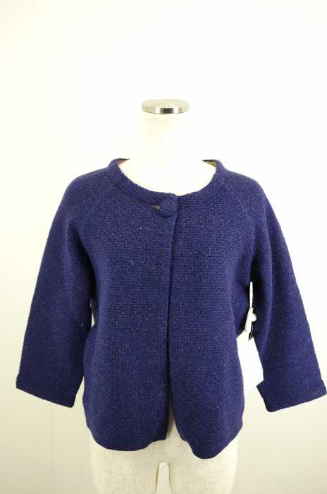 UNITED ARROWS green label relaxing （ユナイテッドアローズグリーンレーベルリラクシング） シルク混ネップ1B七分袖ウールジャケット レディース アウター