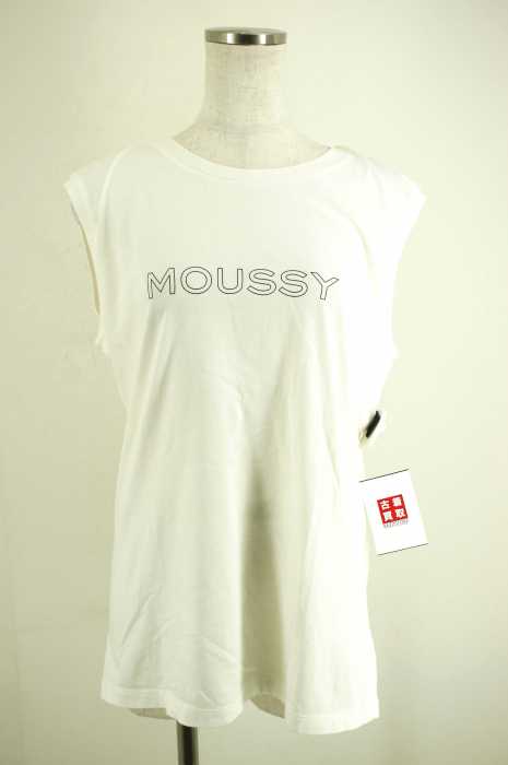 moussy （マウジー） 15TH TTJ ノースリーブプリントtシャツ レディース トップス