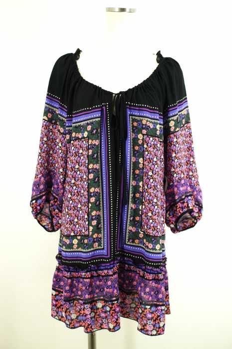 DOLLY GIRL BY ANNA SUI （ドーリーガールバイアナスイ） 花柄シフォンワンピース レディース ワンピース