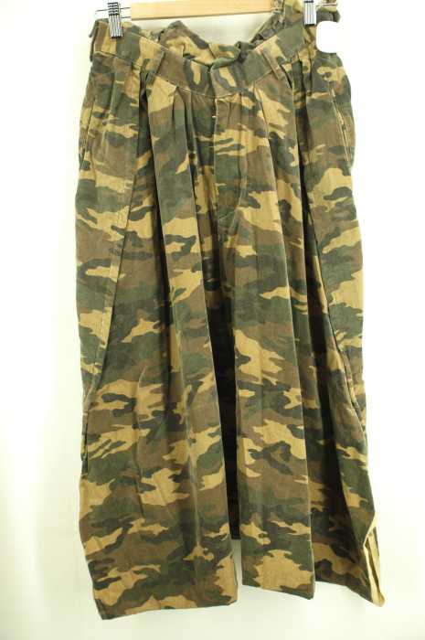 COMME des GARCONS (コムデギャルソン) AD2005 カモ柄サルエルパンツ レディース パンツ