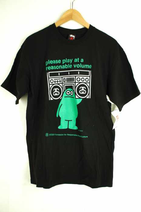 STUSSY (ステューシー) ジェームスジャービス ラジカセプリントTシャツ メンズ トップス