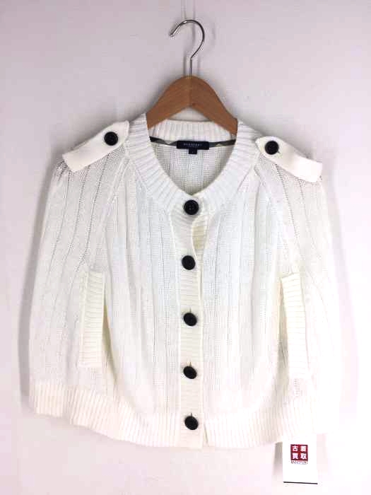 BURBERRY LONDON(バーバリーロンドン) コットンリネンニットポンチョ レディース トップス