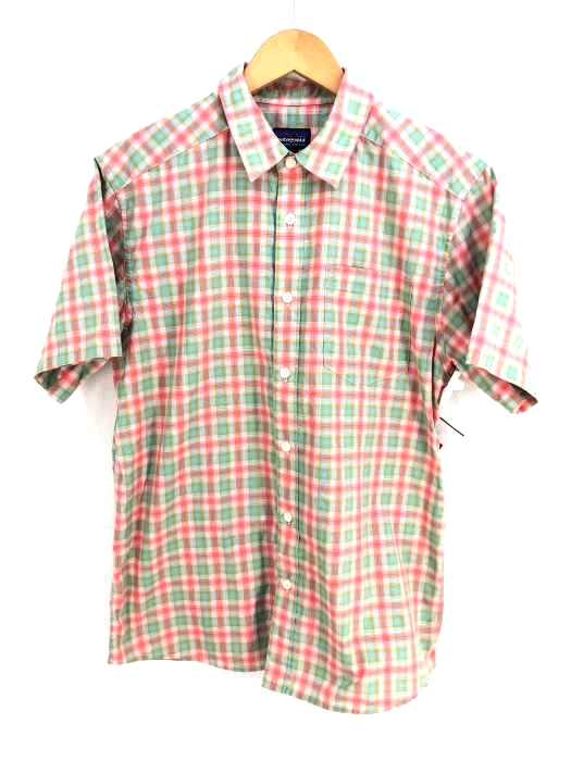 patagonia（パタゴニア） チェックシャツ 半袖 メンズ トップス