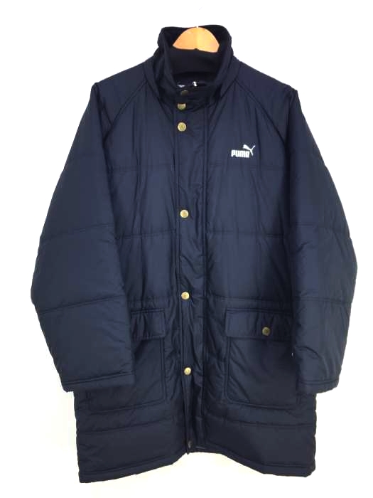 PUMA（プーマ） 中綿ロングジャケット ベンチコート メンズ アウター