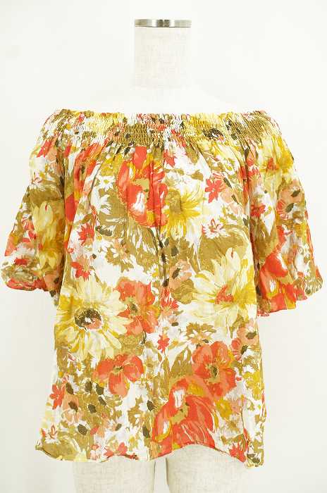 d'un a dix (アナディス) 花柄シフォントップス レディース トップス