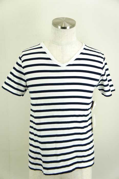 JOURNAL STANDARD （ジャーナルスタンダード） 16SS デオクイックVネックボーダーTシャツ メンズ トップス