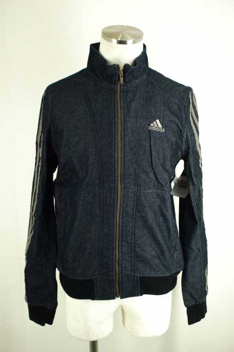 adidas （アディダス） デニム 3本ライン入り メンズ アウター