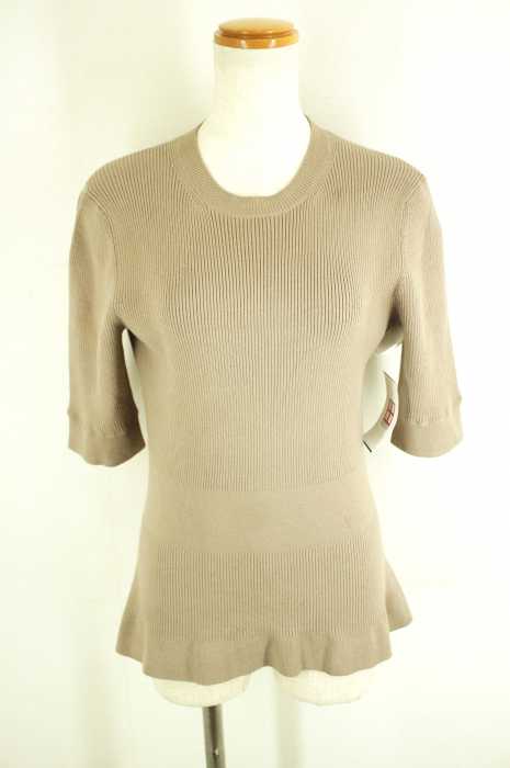 RIM.ARK (リムアーク) SWITCHING FLARE KNIT TOPS レディース トップス