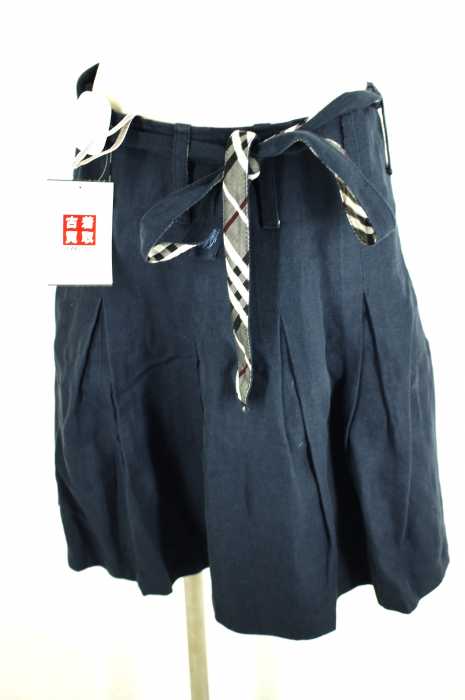 BURBERRY BLUE LABEL （バーバリーブルーレーベル） ベルト付き レディース スカート