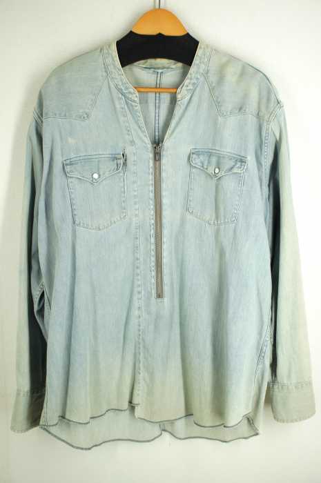 UNUSED （アンユーズド） 8oz denim pullover western shirt 8オンス デニムプルオーバー ウエスタンシャツ メンズ トップス