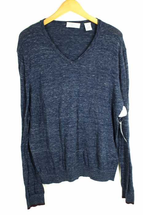 BARNEYS NEWYORK (バーニーズニューヨーク) Vネックコットンニット メンズ トップス