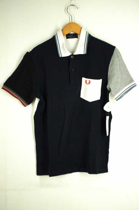 FRED PERRY (フレッドペリー) 英国製 鹿の子 胸ポケットポロシャツ メンズ トップス