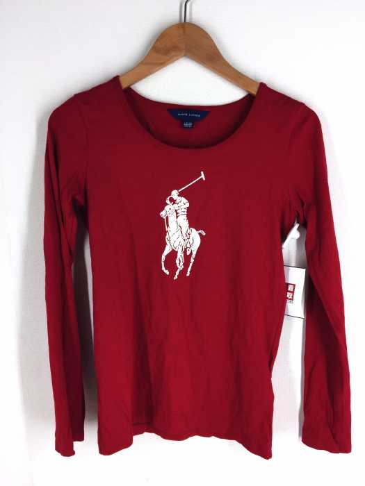 RALPH LAUREN（ラルフローレン） ポニープリント ロングTシャツ レディース トップス