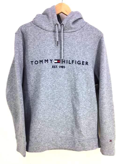 TOMMY HILFIGER（トミーヒルフィガー） 裏起毛フロント刺繍プルオーバー メンズ トップス