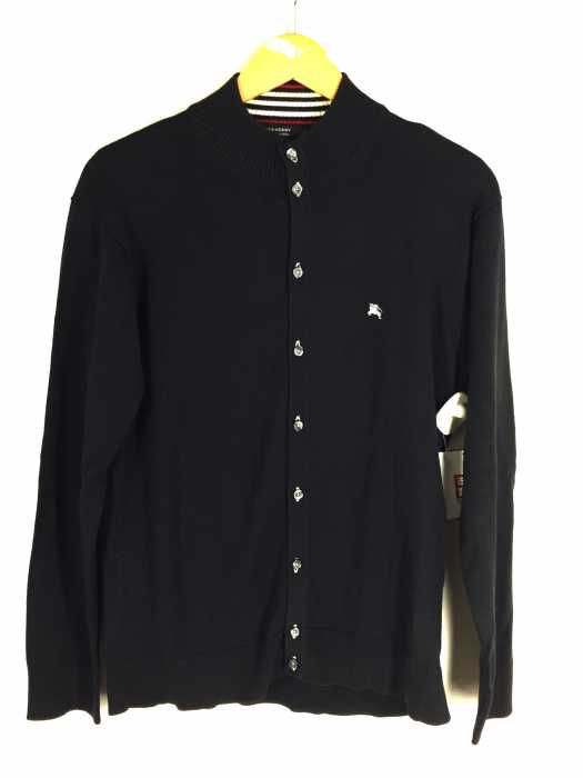 BURBERRY BLACK LABEL （バーバリーブラックレーベル） ワンポイントカーディガン メンズ トップス