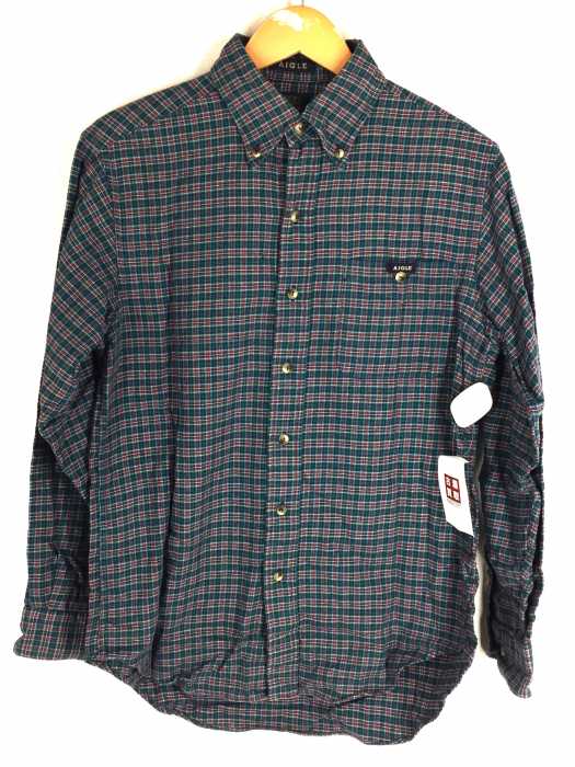 AIGLE （エーグル） チェック柄シャツ メンズ トップス