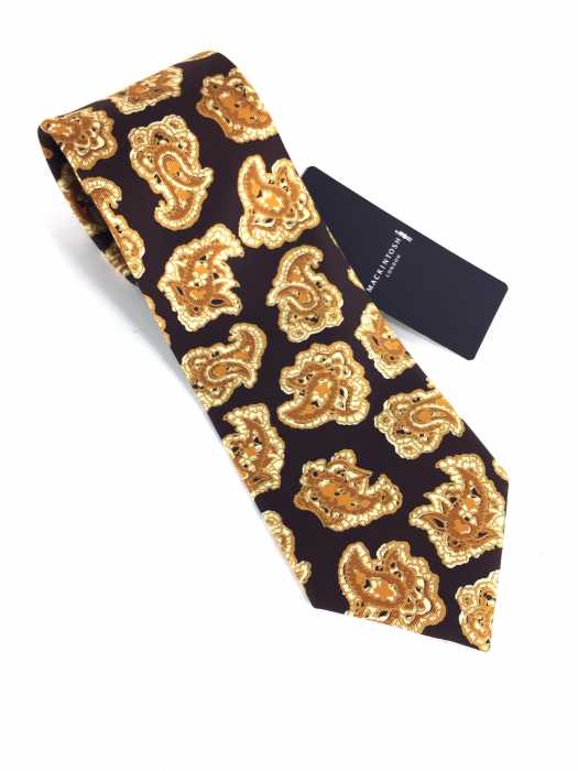 Mackintosh LONDON （マッキントッシュ ロンドン） シルク 総柄ネクタイ メンズ ファッション雑貨