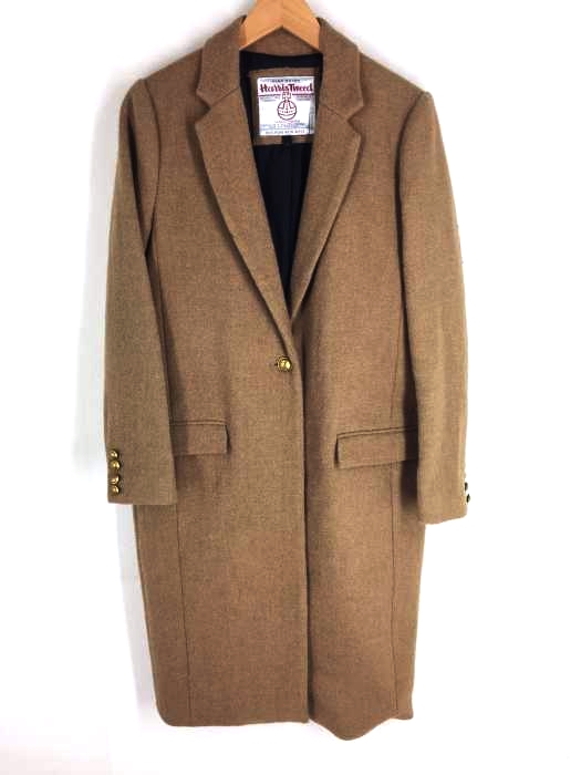 Harris Tweed(ハリスツイード) ウール 1B チェスターコート レディース アウター