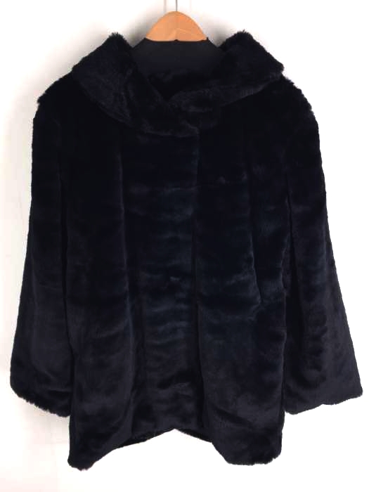 AZUL by moussy(アズールバイマウジー) SHAWL COLLAR ECO FUR COAT レディース アウター