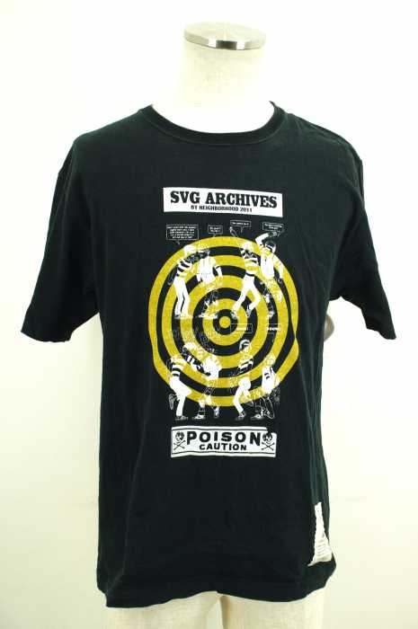 SVG ARCHIVES BY NEIGHBORHOOD （エスブイジー アーカイブス バイ ネイバーフッド） 11SS POISON CAUTION プリントTシャツ メンズ トップス