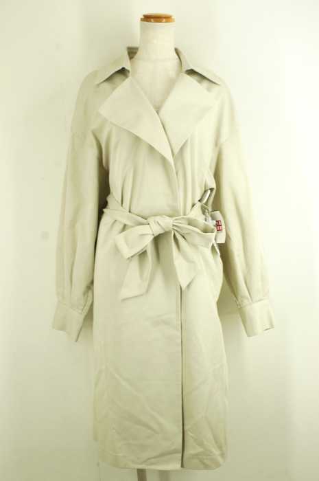 BLACK by moussy （ブラックバイマウジー） loose long trench coat レディース アウター