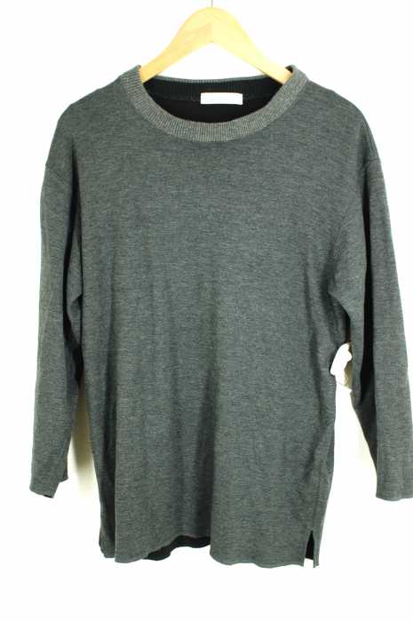 UNITED ARROWS green label relaxing (ユナイテッドアローズグリーンレーベルリラクシング) ダブルフェイス クルー 7分袖 カットソー メンズ トップス