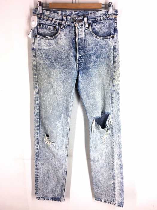 Levi's （リーバイス） MADE IN USA リーバイス501 ケミカルウォッシュ　ホワイトウォッシュ メンズ パンツ