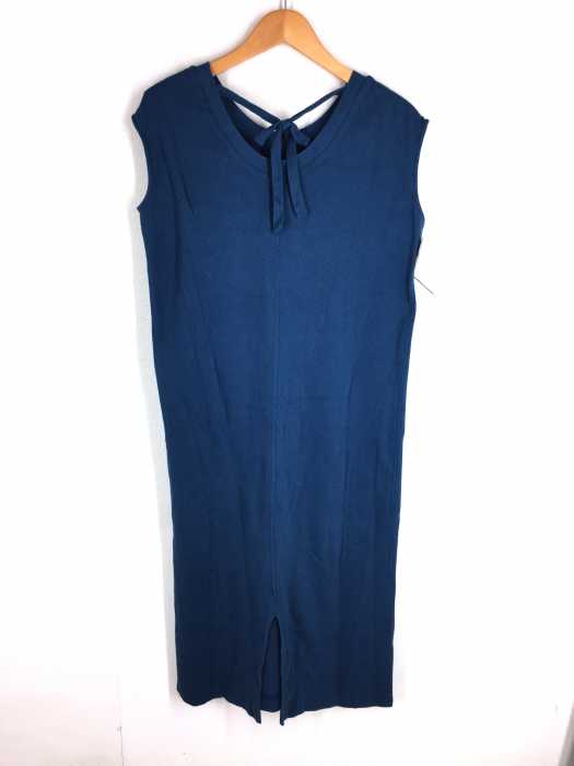 SHIPS （シップス） Waffle back ribbon dress レディース ワンピース