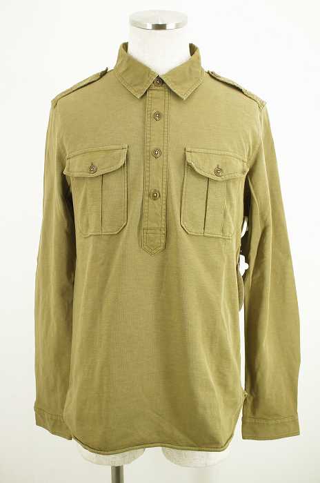 RRL RALPH LAUREN (ダブルアールエル ラルフローレン) プルオーバーミリタリーシャツ メンズ トップス