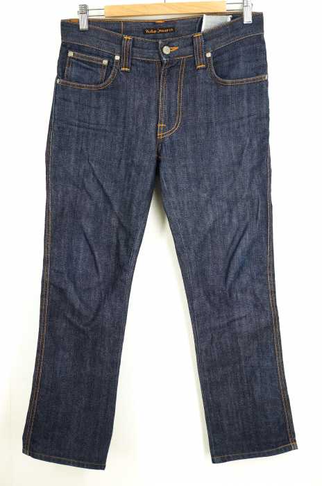 Nudie Jeans （ヌーディージーンズ） SLIM JIM コットンストレートデニムパンツ メンズ パンツ