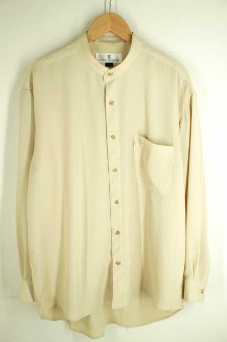 USED古着  （ユーズドフルギ） SABLINA VALENTINO ノーカラー ポリシャツ メンズ トップス