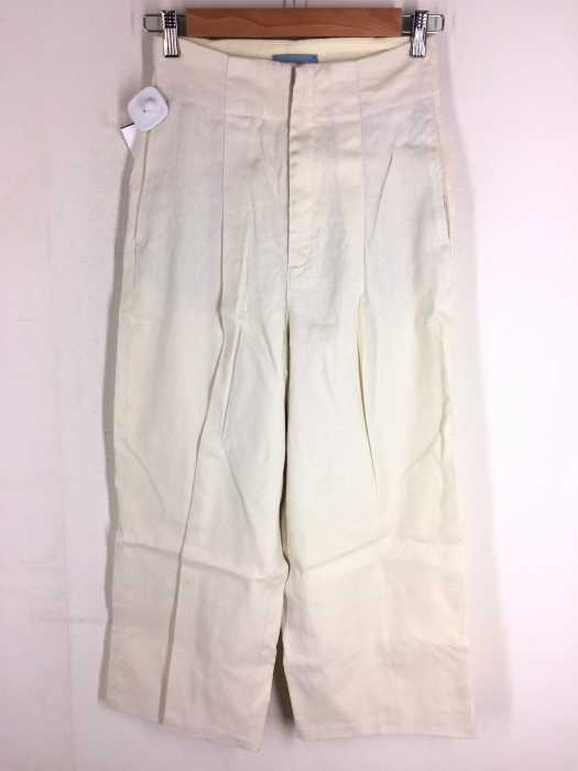 SERGE de bleu（サージ） 18SS コットンリネンフロントタックスラックスパンツ レディース パンツ