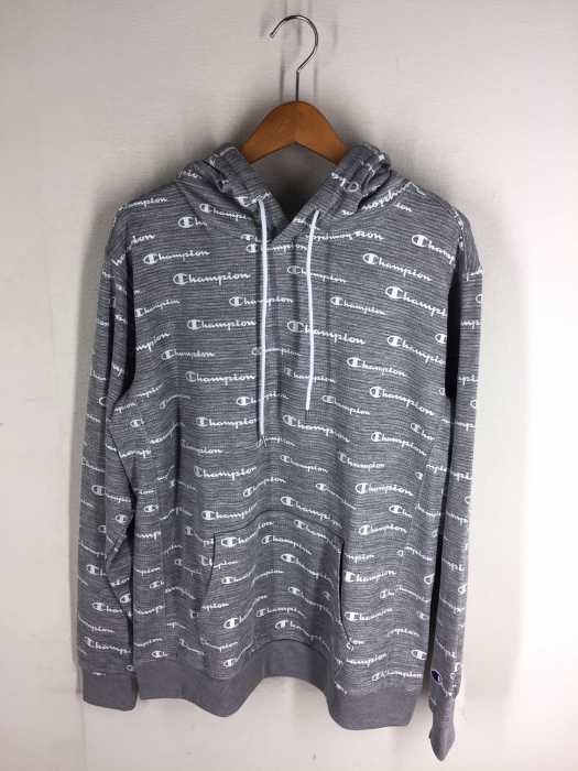 Champion （チャンピオン） ドライ総柄プルオーバーパーカー メンズ トップス