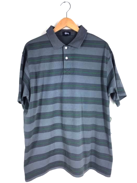 Stussy（ステューシー） 90Sボーダーポロシャツ メンズ トップス