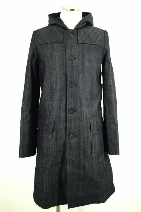 A.P.C. （アー・ペー・セー） フーデッドロングデニムコート メンズ アウター