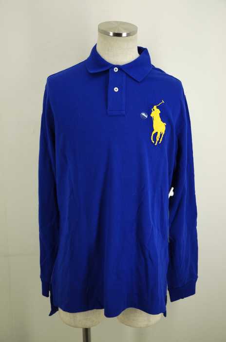 Polo by RALPH LAUREN (ポロバイラルフローレン) CUSTOM FIT ポニー刺繍ロングスリーブポロシャツ メンズ トップス